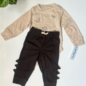 Carter's Boy Dinosaur Outfit set. NWT
